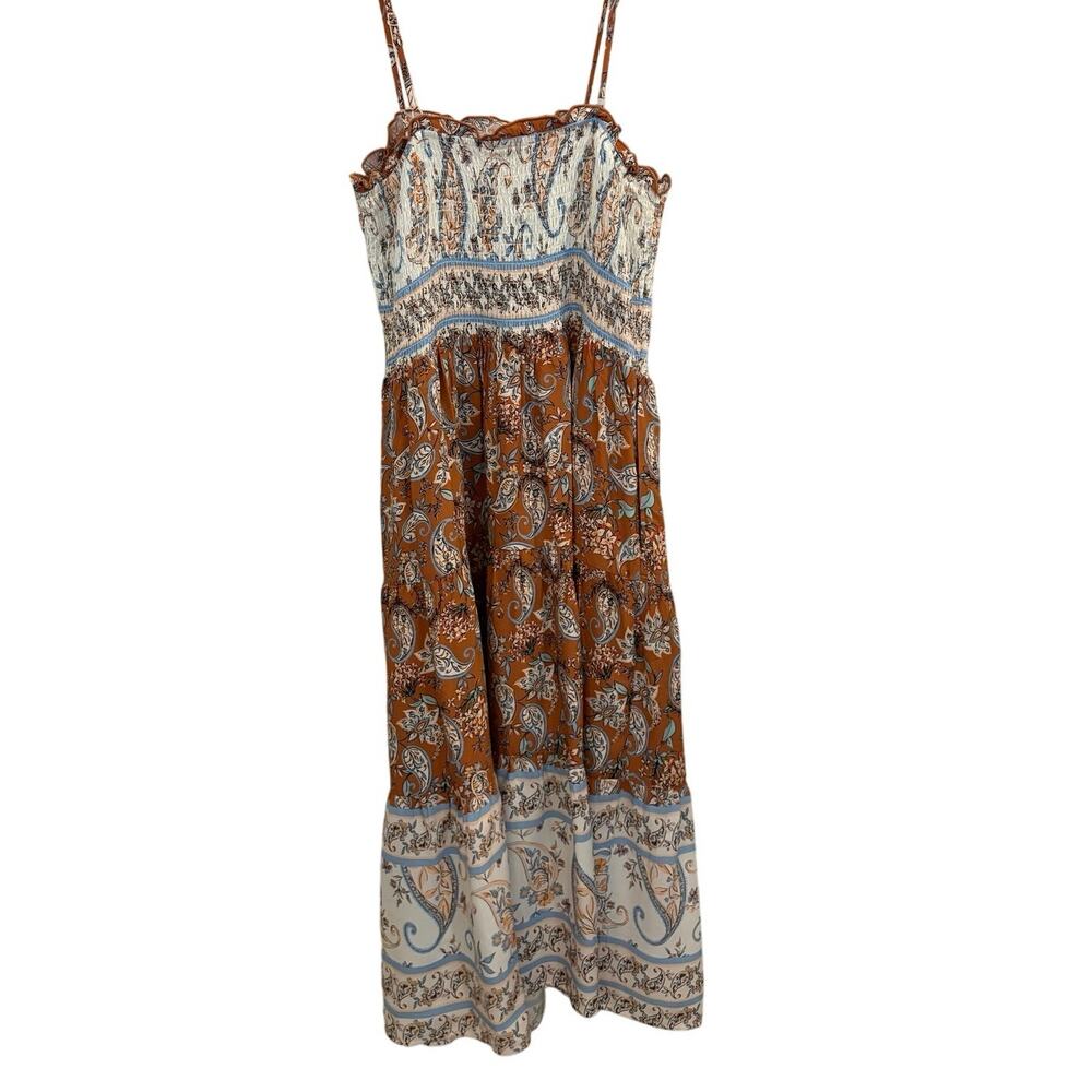 THML Paisley Print Midi Dress
